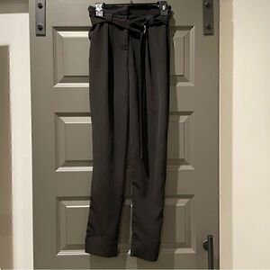 Missguided Paper Bag Belted Pants